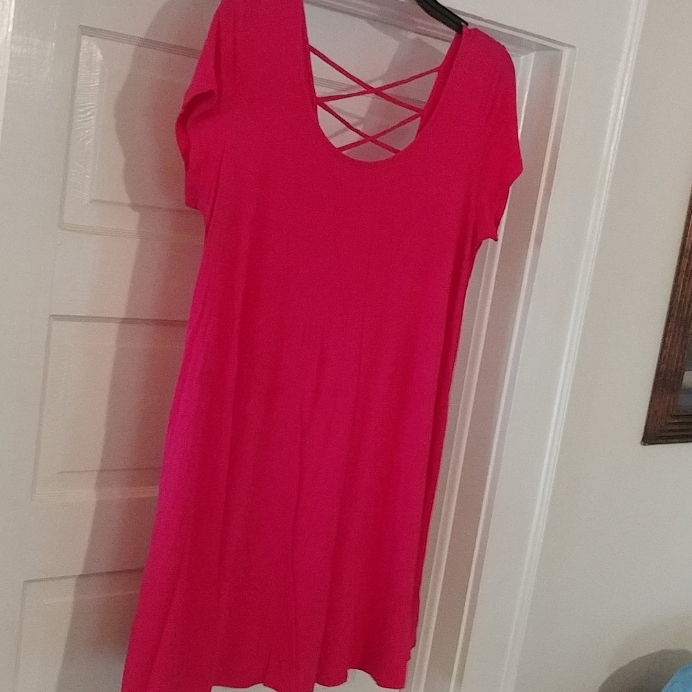 Short sleeve dress/cover up